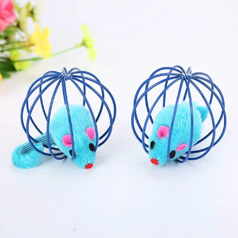 Interactive Mouse Cage Ball Toy for Cats | Fun & Engaging Play