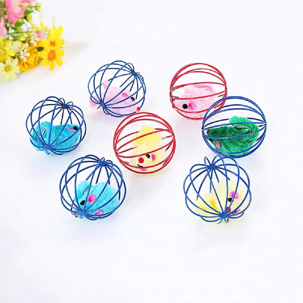 Interactive Mouse Cage Ball Toy for Cats | Fun & Engaging Play
