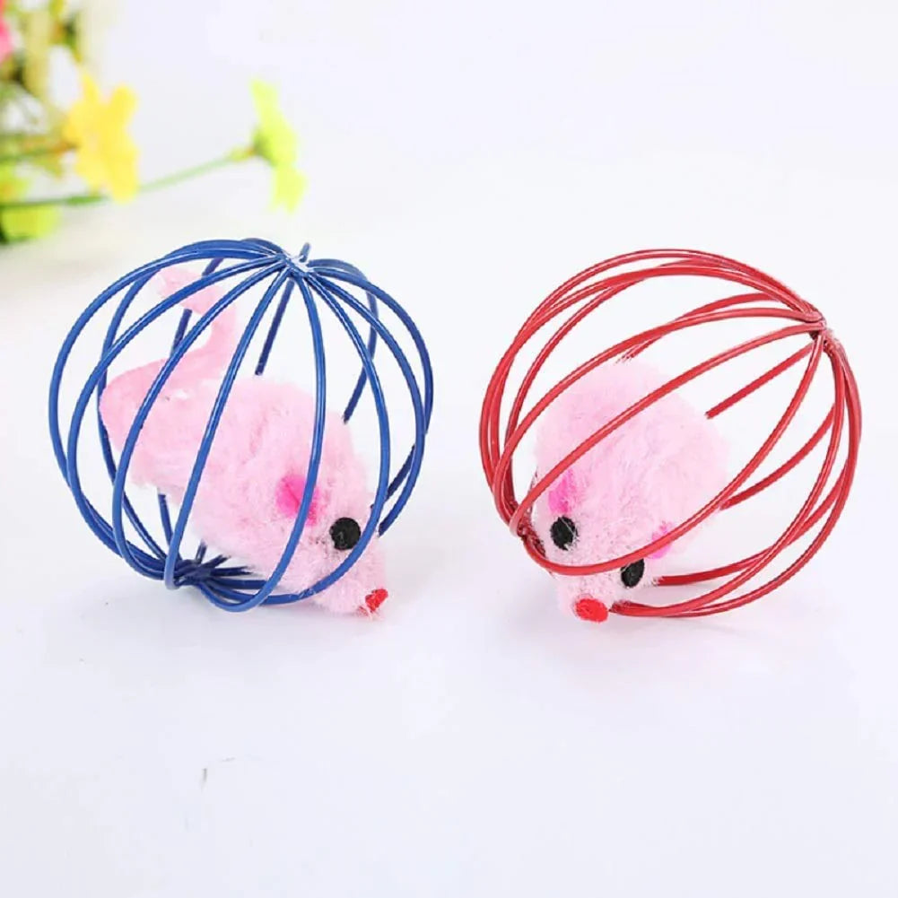 Interactive Mouse Cage Ball Toy for Cats | Fun & Engaging Play
