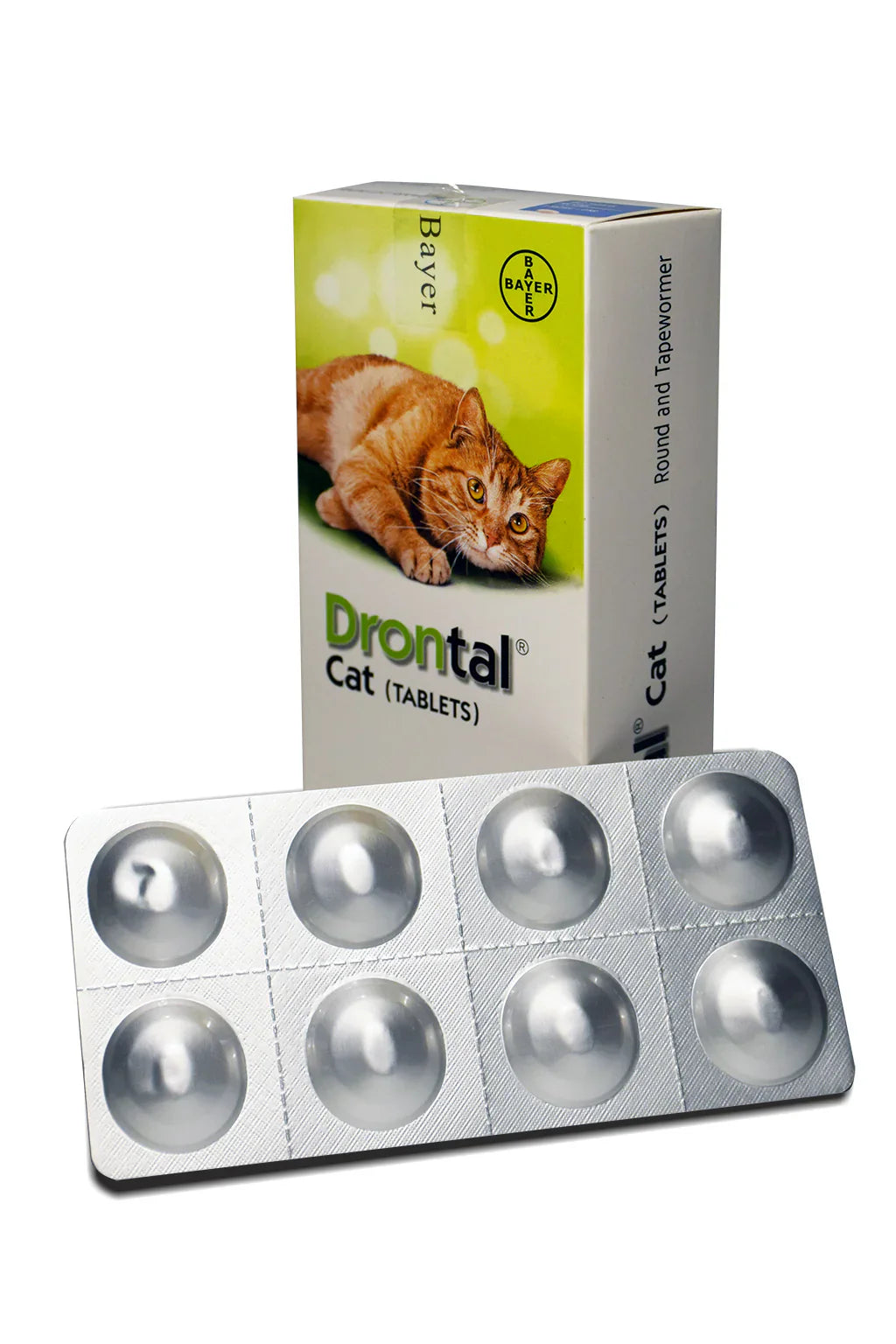 Drontal Cat Deworming Tablet – Vet-Recommended Dewormer for Cats, Effectively Eliminates Tapeworms, Roundworms & Hookworms for Optimal Health.