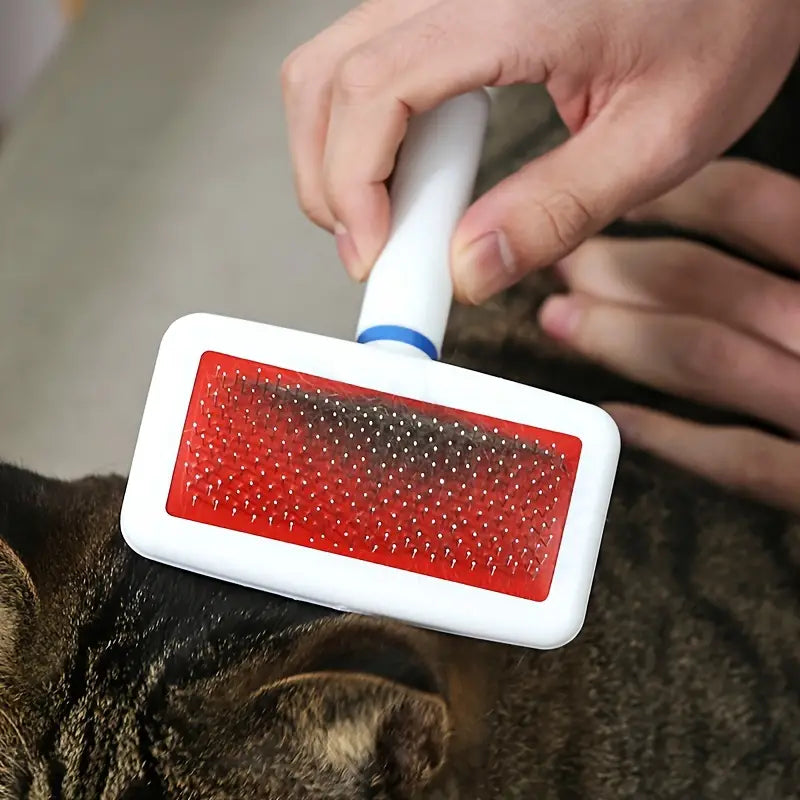 Keep your pet’s fur clean and tangle-free with the Plastic White Grooming Brush for Cats & Dogs. Designed for gentle yet effective grooming, this brush removes loose hair, dirt, and dander while providing a soothing massage. Perfect for all coat types, ensuring a healthy and shiny coat. Shop now at PetsGrocery.pk!
