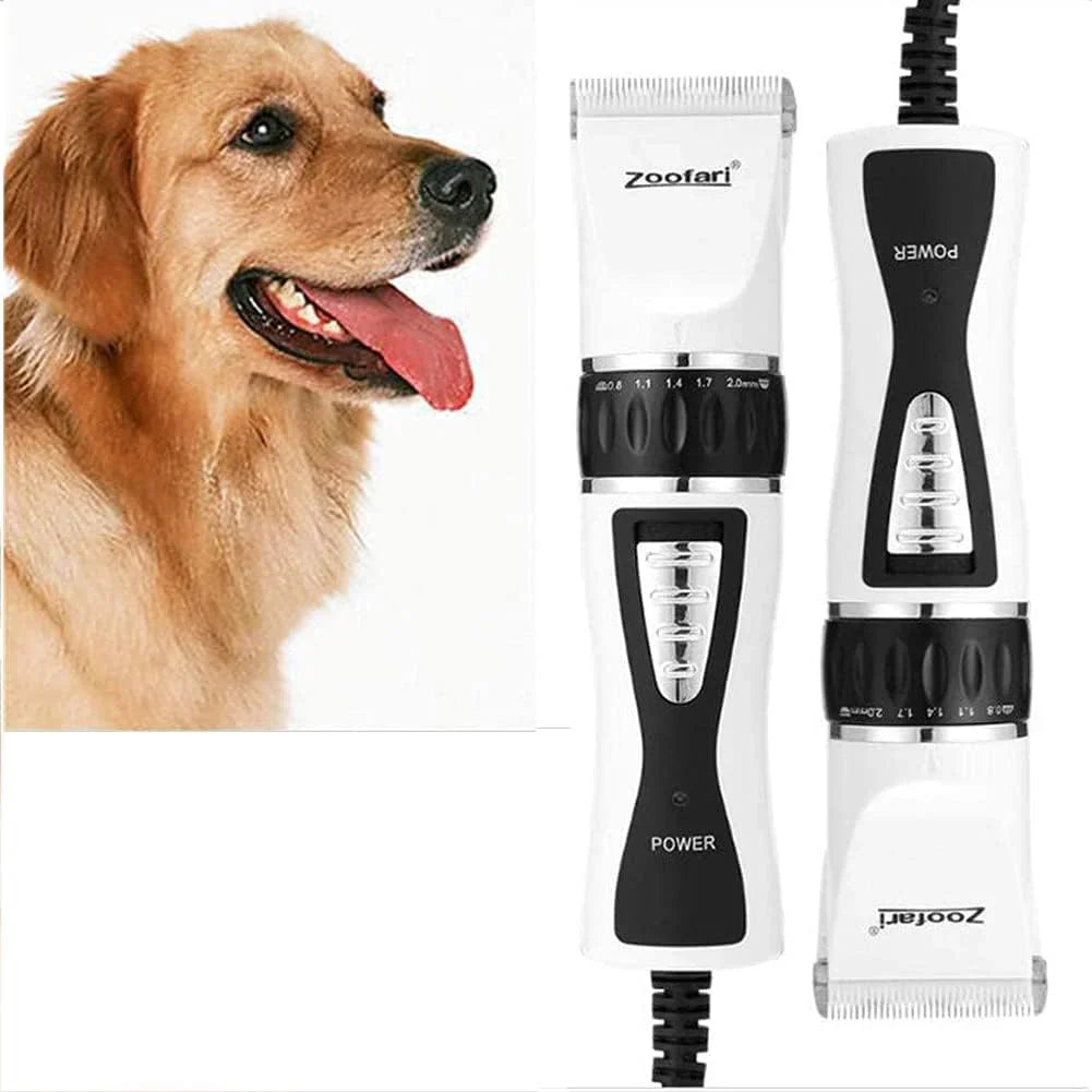 Zoofari DC-18 Professional Animal Grooming Clipper – Powerful & Precise Pet Trimmer