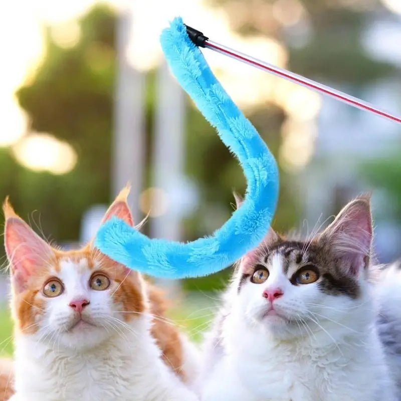 Cat Feather Teaser Stick – Interactive & Fun Play Toy for Cats