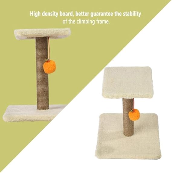 Keep your cat entertained and protect your furniture with the Scratching Post with Single Rope. Made from durable materials, this sturdy cat scratcher satisfies your cat's natural scratching instincts while promoting healthy claws. Perfect for cats of all sizes, it provides endless fun and stress relief. Shop now at PetsGrocery.pk for fast delivery in Pakistan!