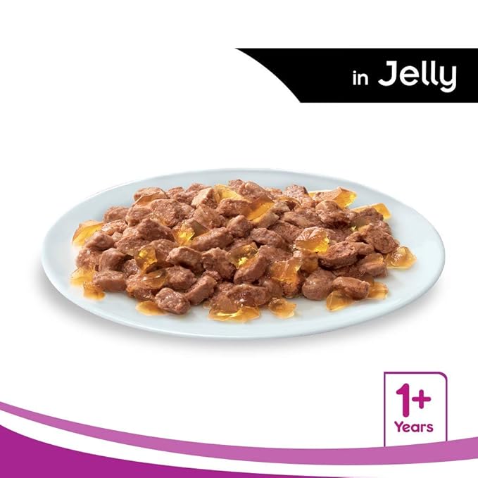 Whiskas Adult Cat Food 1+ in Jelly Pouch - 85G