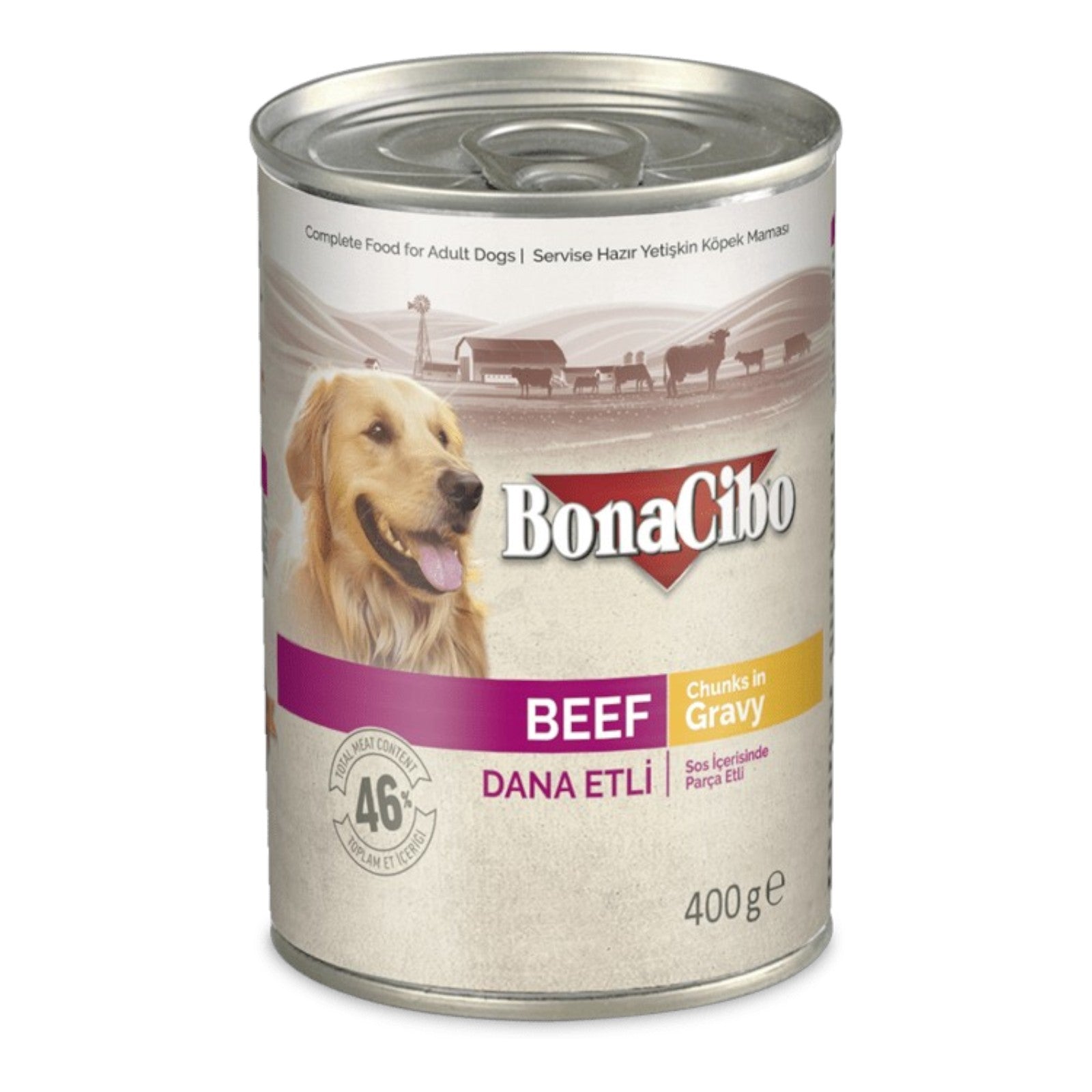 Provide your dog with optimal nutrition with BonaCibo Adult Dog Wet Food. Made with high-quality ingredients, this complete and balanced meal supports overall health, energy, and a shiny coat. Perfect for all adult dogs.