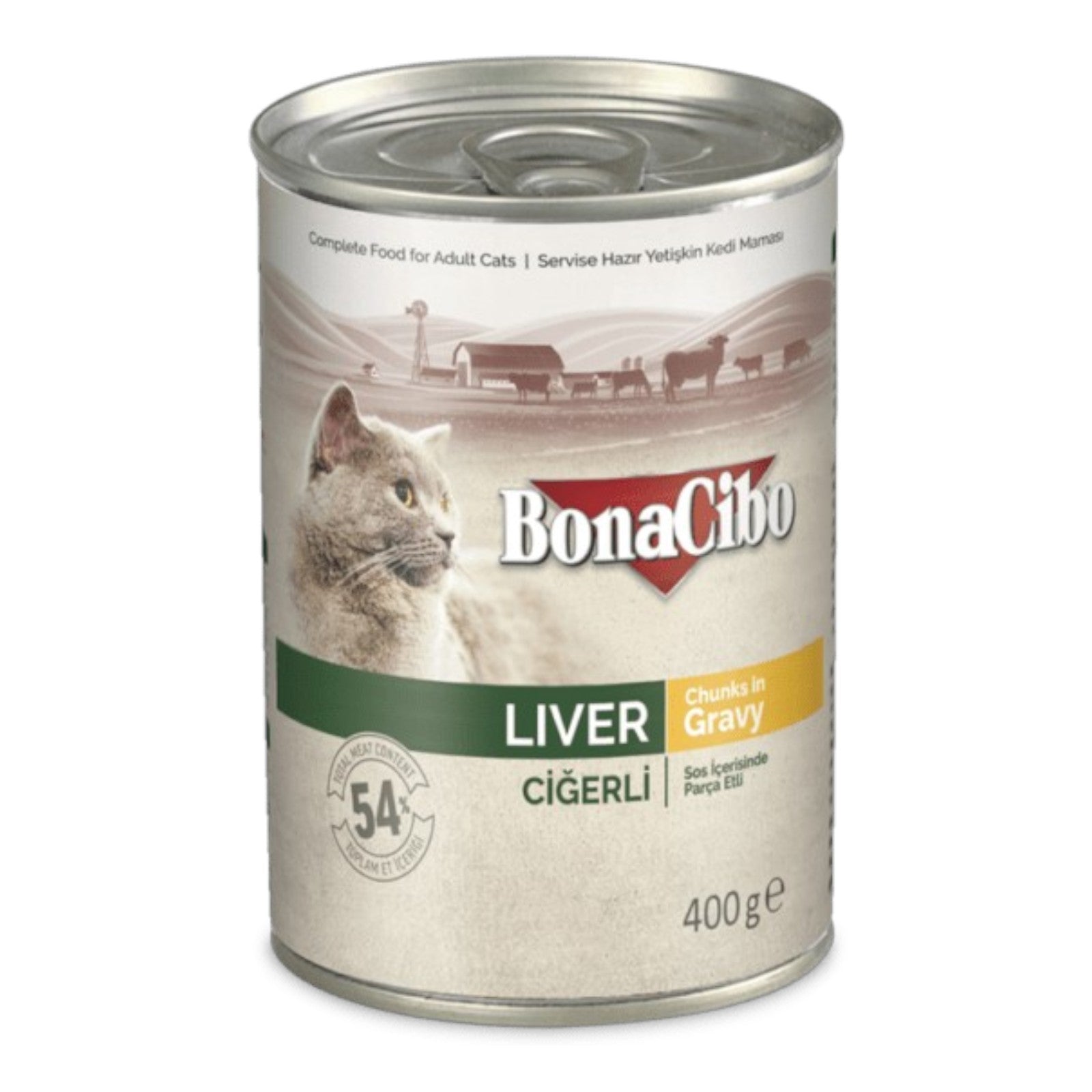BonaCibo Canned Wet Food – Complete &amp; Balanced Nutrition for Adult Cats provides high-quality protein, essential vitamins, and minerals to support overall health. Made with premium ingredients, it ensures optimal hydration and a delicious taste that cats love. Perfect for daily feeding.
