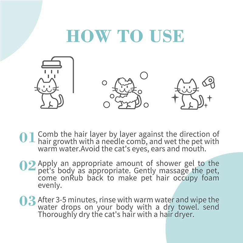 Deshedding Shampoo for Cat