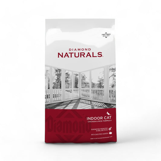 Shop Diamond Naturals Indoor Cat Food – Chicken &amp; Rice Formula. Crafted with high-quality ingredients for optimal nutrition and a healthy indoor lifestyle. Buy online in Pakistan today!