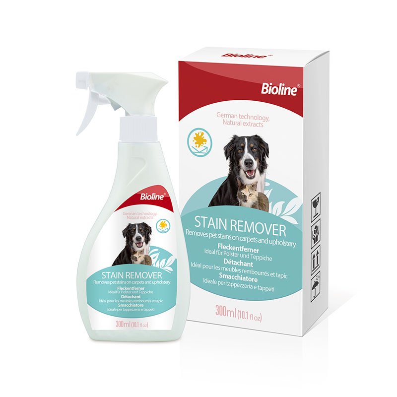 Removes stains and the smell of urine, feces and vomit completely as well as organically.