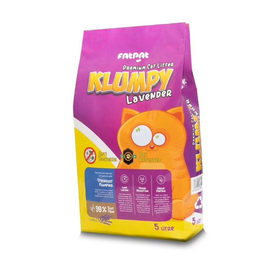 Super Klumpy Cat Litter – Lavender Scented, Ultra-Clumping &amp; Superior Odor Control for a Fresh &amp; Clean Home. Dust-Free &amp; Highly Absorbent for Easy Maintenance.