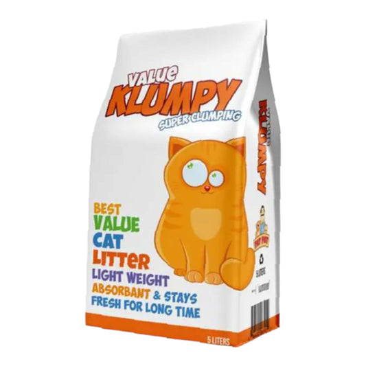 Value Klumpy Cat Litter – Affordable, High-Quality Clumping Litter for Superior Odor Control &amp; Easy Cleanup. Low-Dust, Highly Absorbent, and Long-Lasting Freshness.